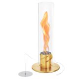 höfats SPIN 900 Tischfeuer - goldfarben - 19x19x40,5 cm