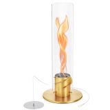 höfats SPIN 1200 Tischfeuer - goldfarben - 23x23x54 cm