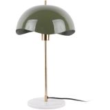 Leitmotiv Waved Dome Tischlampe - jungle green - Höhe 56 cm - Tiefe 330 cm