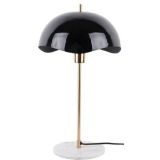 Leitmotiv Waved Dome Tischlampe - black - Höhe 56 cm - Tiefe 330 cm