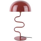 Leitmotiv Twist enamel Tischlampe - red ochre - Höhe 54 cm - 31x31 cm