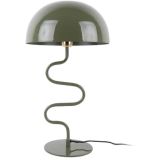Leitmotiv Twist enamel Tischlampe - jungle green - Höhe 54 cm - 31x31 cm