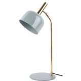 Leitmotiv Smart enamel Tischlampe - misty blue - Höhe 56 cm - 23x19,5 cm