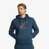 RVRC Hoodie Herren Moonlit Ocean/Smoked Paprika, Größe:4XL - Herren > Oberteile > Hoodies