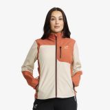 Ridge Trek Jacket Damen Bruschetta/Peyote, Größe:2XL - Outdoorjacke, Regenjacke & Softshelljacke