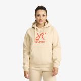 RVRC Hoodie Damen Oatmeal/Aurora Red, Größe:XL - Damen > Oberteile > Hoodies