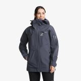 Cyclone Long 3L Jacket Damen India Ink, Größe:2XL - Outdoorjacke, Regenjacke & Softshelljacke