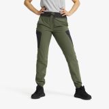 Verge Stretch Cargo Pants Damen Thyme/Anthracite, Größe:M - Outdoorhose, Wanderhose & Trekkinghose
