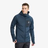 Evolution Stretch Fleece Hoodie Herren Moonlit Ocean, Größe:S - Herren > Oberteile > Hoodies