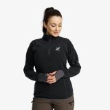 Trekker Fleece Damen Black/Anthracite, Größe:4XL - Damen > Oberteile > Fleece