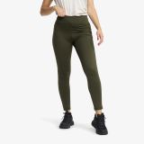 Alaska Fleece Lined Tights Damen Forest Night, Größe:XL - Outdoor Tights