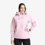 Cyclone 3L Shell Jacket Damen Pink Mist, Größe:L - Outdoorjacke, Regenjacke & Softshelljacke