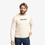 Mission Logo Long-sleeved T-shirt Herren Oatmeal, Größe:XL - Herren > Oberteile > Hemden & Langarmshirts