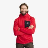 Evolution Stretch Fleece Hoodie Herren Mars Red, Größe:2XL - Herren > Oberteile > Hoodies