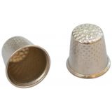 Infinity Hearts Fingerhut Silber 15mm - 2 Stück.
