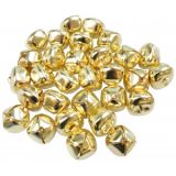 Infinity Hearts Glöckchen / Rasselglocke 25mm Gold - 30 Stk