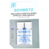 Schmetz Nähmaschinennadeln Zwilling Stretch Gr. 2,5-75 - 1 Stk