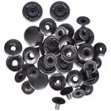Prym Anorak Druckknöpfe Refill Schwarz Oxid. 15mm - 10 Stück