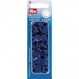 Prym Color Snaps Druckknöpfe Kunststoff Rund Königsblau 12,4mm - 30 St