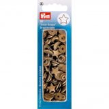 Prym Color Snaps Druckknöpfe Kunststoff Stern Gold - 30 Stk