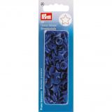 Prym Color Snaps Druckknöpfe Kunststoff Stern Königsblau - 30 Stk