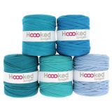 Hoooked Zpagetti T-Shirt Garn Unicolor 21 Türkis-/Meeresblauton 1 Stk