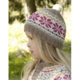 Prairie Fairy Hat by DROPS Design - Strickmuster mit Kit Mütze mit nor - 3/5 år