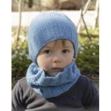 Bluebeard by DROPS Design - Strickmuster mit Kit Mütze und Schlauchsch - 2 år