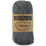 Scheepjes Catona Garn Unicolor 501 Anthracite