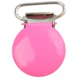 Infinity Hearts Hosenträgerclips Rund Pink - 1 Stk