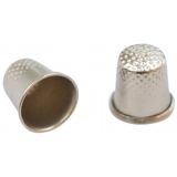 Infinity Hearts Fingerhut Silber 17mm - 2 Stück.