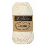 Scheepjes Catona Garn Unicolor 130 Old Lace