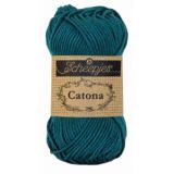 Scheepjes Catona Garn Unicolor 401 Dark Teal
