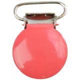 Infinity Hearts Schnullerclip Rund Rot - 1 Stk