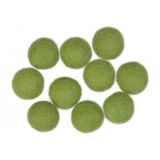 Filzkugeln Wolle 20mm Grün GN4 - 10 Stk