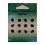 Druckknöpfe Schwarz 7mm 12 Stk