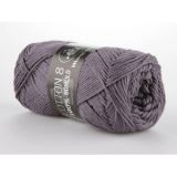 Mayflower Cotton 8/4 Garn Unicolor 1441 Grau Lila