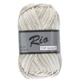 Lammy Rio Garn Print 621 Weiß/Grau/Beige 50 Gramm