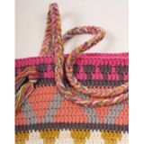 Market Day by DROPS Design - Häkelmuster mit Kit Tasche mit farbigem M - Onesize
