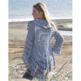 Moonlight Mist by DROPS Design - Jacke Häkelanleitung Gr. S/M - XL - X-Large
