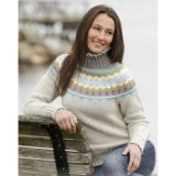 October Dream by DROPS Design - Strickmuster mit Kit Pullover mit norw - Large
