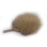 Pompon Quaste Kaninchenhaar Beige 90 mm