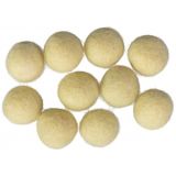 Filzkugeln Wolle 10mm Hellgelb W3 - 10 Stk