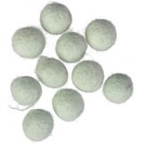 Filzkugeln Wolle 10mm Helles Minzgrün W5 - 10 Stk
