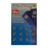 Prym Druckknöpfe Silber 7mm 12 Stk