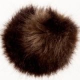 Rico Pompon Quaste Acryl Dunkelbraun 10 cm