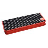 Prym Stricknadel-Etui Polka Dots Schwarz 20x43cm