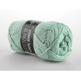 Mayflower Cotton 8/4 Garn Unicolor 1492 Mintgrün