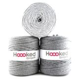 Hoooked Zpagetti T-Shirt Garn Unicolor 12 Grauton 1 Stk