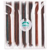 Drops Pro Romance 6 Paar Strumpfstricknadeln Set 20cm Birke 2,5-5mm